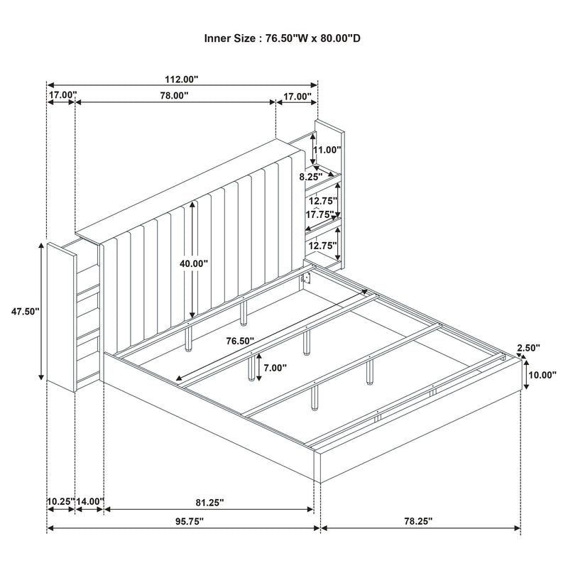 Arielle Bookcase Bed