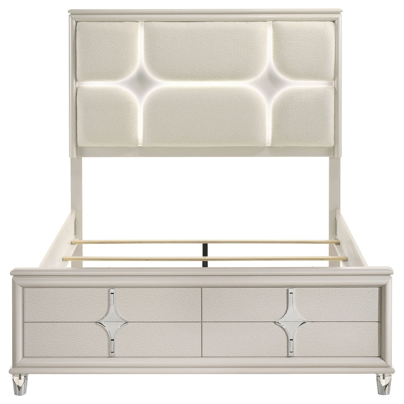 Olivia Panel Bed with LED Lighting