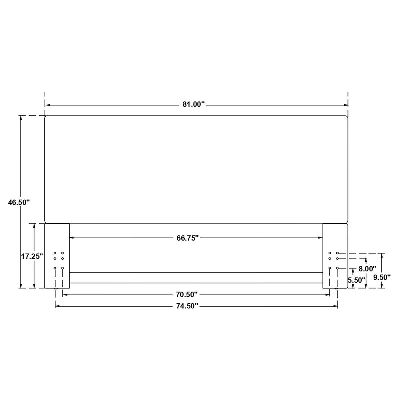 Izzy Eastern / California King Headboard