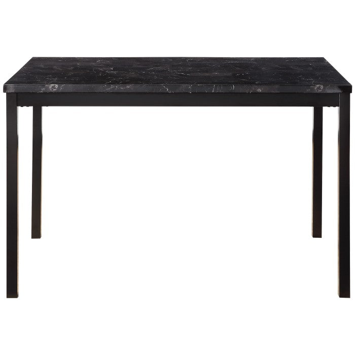 2601BK-48 - Dining Table, Faux Marble Top