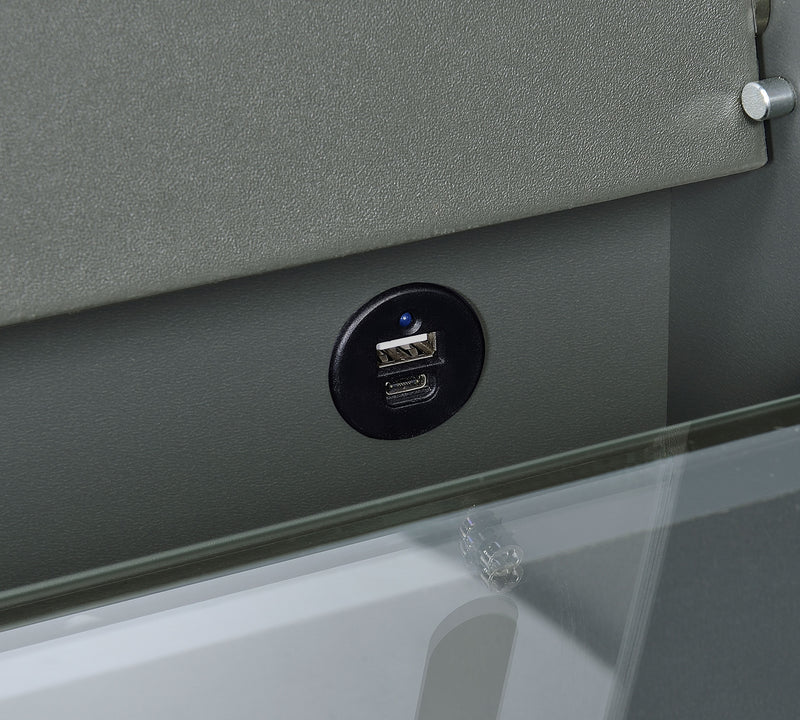 Danbury Makeup Vanity Table with LED Mirror and Stool