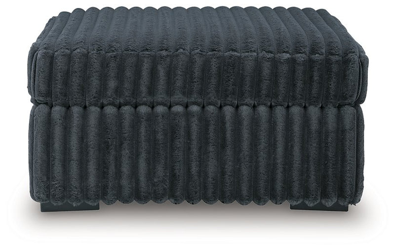 Midnight-Madness Oversized Accent Ottoman