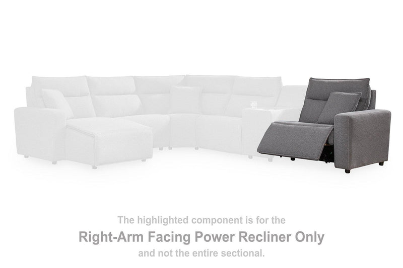 Modmax Reclining Sectional with Audio Console