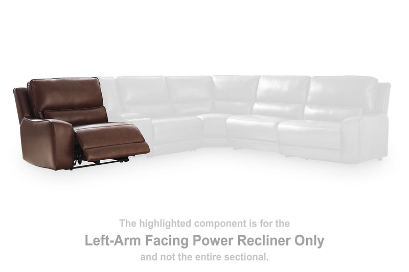 DeepWakes Power Reclining Sectional with Chaise